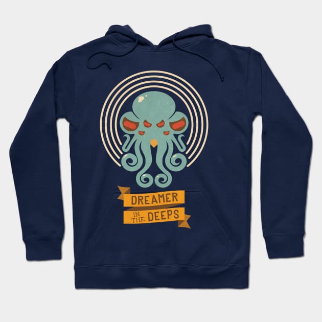 Cthulhu, Dreamer in the Deeps Hoodie by DevilOlive